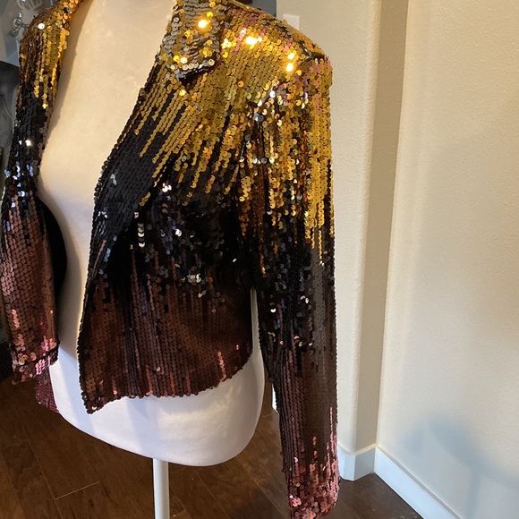 Serena Williams Violeta Sequin Crop Jacket SOLD OUT Sz Small - Picture 5 of 14